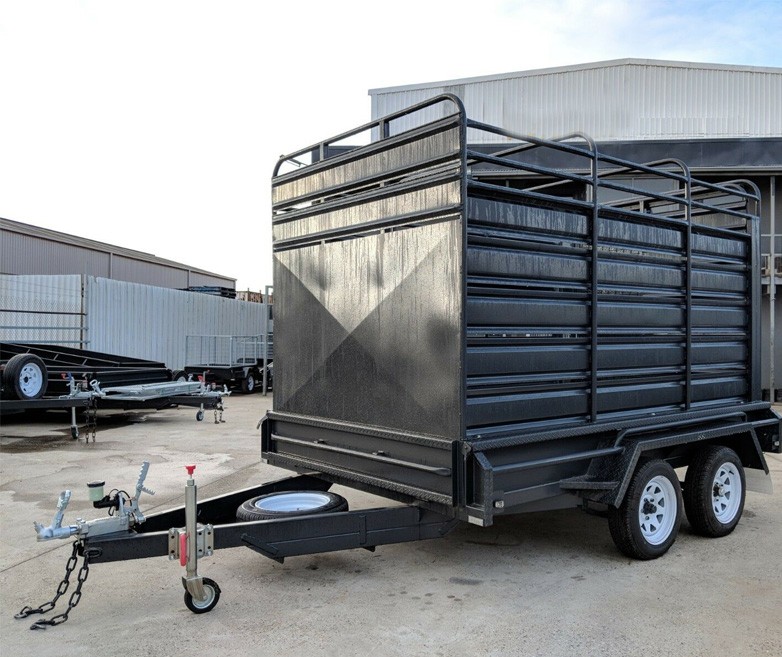 10×6 Live Stock Cattle Stock Crate Trailer For Sale