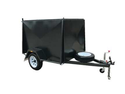 6×4 Heavy Duty Single Axle Fully Enclosed Van Luggage Trailer