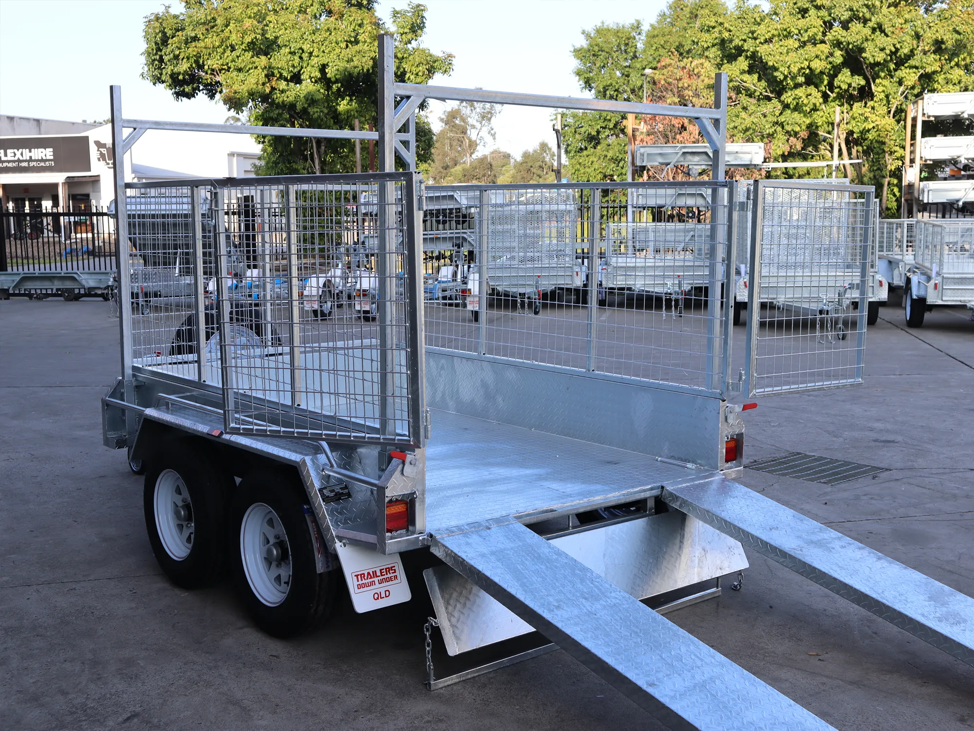 8x5-galvanised-tandem-cage-rack-ramp-trailer-2