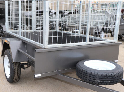 6×4 Medium Duty Trailer with Galvanised Cage 3FT (900MM)